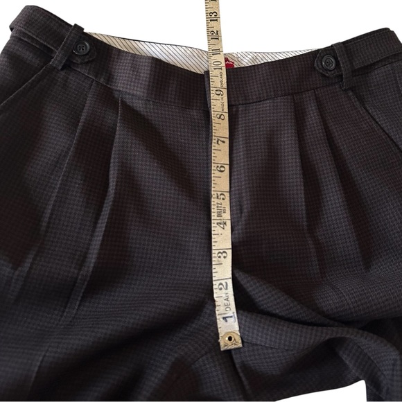 NWOT BROOKS BROTHERS RED FLEECE WOOL BLEND BROWN TWEED TROUSERS SIZE 4 - Picture 12 of 14